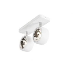 Neu 💯 QAZQA Moderner Deckenstrahler weiß verstellbar - Go Nine 2 😍 -Deckenleuchten Verkaufs-Shop 6409 94898 5