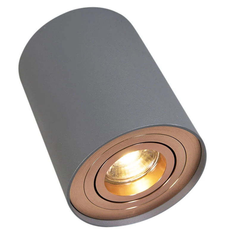 Bestpreis 🔥 QAZQA Spot grau mit Kupferwirbel und Neigung - Rondoo Up 🎁 5 Bestpreis 🔥 QAZQA Spot grau mit Kupferwirbel und Neigung - Rondoo Up 🎁 – Bild 5