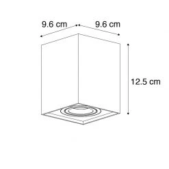 Top 10 👏 QAZQA Spot schwarz verstellbar - Quadro 1 bis ❤️ 10 Top 10 👏 QAZQA Spot schwarz verstellbar - Quadro 1 bis ❤️ -Deckenleuchten Verkaufs-Shop 6438 92666 3