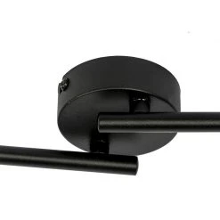 Billig 🤩 QAZQA Moderne Deckenleuchte schwarz 89,5 cm 4-Licht verstellbar - Hetta 😀 -Deckenleuchten Verkaufs-Shop 6448 102405 6