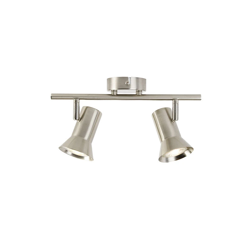 Budget 🔥 QAZQA Deckenstrahler Stahl dreh- und schwenkbar - Karin 2 🎁 5 Budget 🔥 QAZQA Deckenstrahler Stahl dreh- und schwenkbar - Karin 2 🎁 – Bild 5