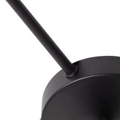 Großhandel 🤩 QAZQA Plafondlamp zwart met gouden binnenkant 6-lichts - Multidrum ⌛ -Deckenleuchten Verkaufs-Shop 6467 105737 4