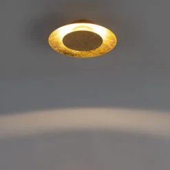 Bestpreis ✨ QAZQA Art Deco Deckenleuchte Gold / Messing inkl. LED - So. 🤩 -Deckenleuchten Verkaufs-Shop 6478 97392 8