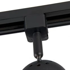 Brandneu 🛒 QAZQA Strahler für Schienensystem 1-phasig schwarz - Gissi 👍 -Deckenleuchten Verkaufs-Shop 6504 94929 2