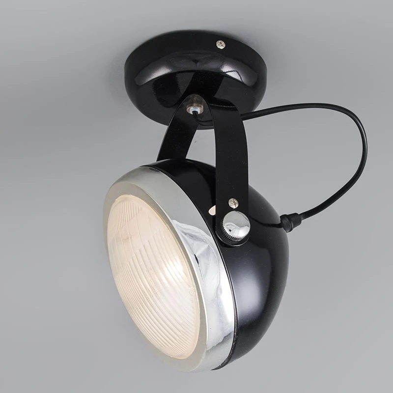 Blitzangebot 👏 QAZQA 4er Set Wand- und Deckenstrahler schwarz verstellbar - Biker 1 😉 3 Blitzangebot 👏 QAZQA 4er Set Wand- und Deckenstrahler schwarz verstellbar - Biker 1 😉 – Bild 3