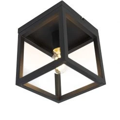 Bestpreis 😉 QAZQA Smart Industrie Deckenleuchte schwarz inkl. WiFi A60 - Käfig 1 🔔 24 Bestpreis 😉 QAZQA Smart Industrie Deckenleuchte schwarz inkl. WiFi A60 - Käfig 1 🔔 -Deckenleuchten Verkaufs-Shop 6571 104708 8