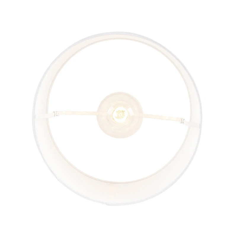 Bestes Angebot ✔️ QAZQA Deckenleuchte mit Leinenschirm weiß 35 cm - Combi weiß 🤩 6 Bestes Angebot ✔️ QAZQA Deckenleuchte mit Leinenschirm weiß 35 cm - Combi weiß 🤩 – Bild 6