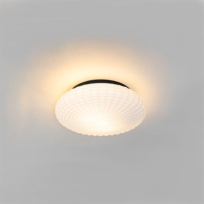 Top 10 👍 QAZQA Klassische Deckenleuchte schwarz mit Opalglas 35 cm IP44 - Nohmi ❤️ 10 Top 10 👍 QAZQA Klassische Deckenleuchte schwarz mit Opalglas 35 cm IP44 - Nohmi ❤️ – Bild 10