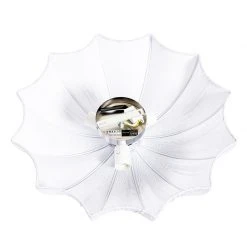 Neu 😍 QAZQA Design-Deckenlampe graue Seide 52 cm 3-flammig - Plu ⭐ -Deckenleuchten Verkaufs-Shop 6586 105322 8