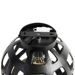 Beste Bewertungen von ✨ QAZQA Industrielle Deckenleuchte schwarz - Bobby 😉 -Deckenleuchten Verkaufs-Shop 6593 105072 8