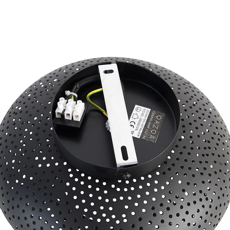 Angebote 💯 QAZQA Orientalische Deckenlampe schwarz mit Gold 25 cm - Radiance 🤩 11 Angebote 💯 QAZQA Orientalische Deckenlampe schwarz mit Gold 25 cm - Radiance 🤩 – Bild 11