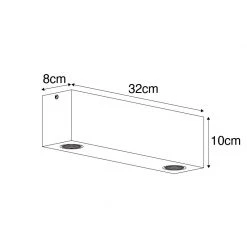 Angebote 👏 QAZQA Landdeckenstrahler Holz 2-Licht - Block ⭐ -Deckenleuchten Verkaufs-Shop 6624 103022 3