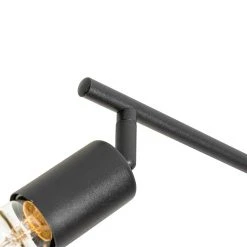 Bester Verkauf ✨ QAZQA Moderne spot zwart 5-lichts - Facil 🎁 -Deckenleuchten Verkaufs-Shop 6637 105783 2