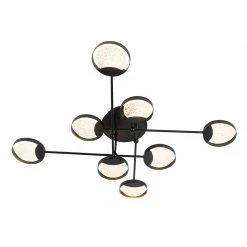 Coupon 💯 QAZQA Deckenleuchte schwarz inkl. LED 3-Stufen dimmbar 8 Lichter - Patrick 👍 25 Coupon 💯 QAZQA Deckenleuchte schwarz inkl. LED 3-Stufen dimmbar 8 Lichter - Patrick 👍 -Deckenleuchten Verkaufs-Shop 6641 104518 9