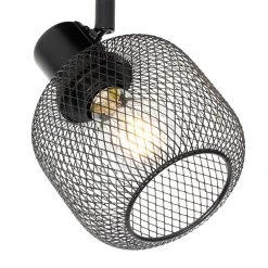 Neu ⭐ QAZQA Industriespot schwarz - Bliss Mesh 😍 -Deckenleuchten Verkaufs-Shop 6664 104476 4