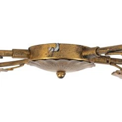 Bester Verkauf 🎁 QAZQA Vintage plafondlamp antiek goud 4-lichts - Linden 🤩 -Deckenleuchten Verkaufs-Shop 6677 106088 7