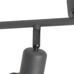 Top 10 🤩 QAZQA Design-Deckenleuchte schwarz mit goldfarbenem 4-flammigem Rechteck - Noud ✔️ -Deckenleuchten Verkaufs-Shop 6681 105047 5