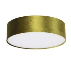 Auslauf 🥰 QAZQA Plafondlamp groen 40 cm met gouden binnenkant - Drum 👏 -Deckenleuchten Verkaufs-Shop 6684 105483 10