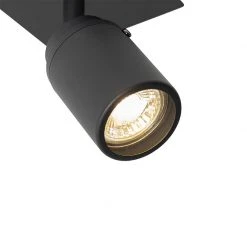 Angebote 😉 QAZQA Professional Moderner Badspot schwarz quadratisch IP44 - Ducha 🛒 -Deckenleuchten Verkaufs-Shop 6685 105233 4