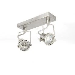 Schlussverkauf 💯 QAZQA Industrie Spot Stahl 2-flammig schwenkbar - Suplux 😍 -Deckenleuchten Verkaufs-Shop 6693 94733 9