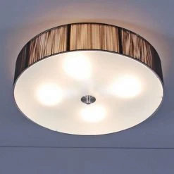 Bestpreis 🧨 QAZQA Klassische Deckenleuchte Anthrazit 50 cm - Rope 😉 -Deckenleuchten Verkaufs-Shop 6697 45273 4