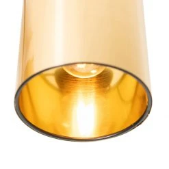 Neu ✨ QAZQA Moderne plafondlamp zwart met goud 6-lichts - Lofty 🎁 -Deckenleuchten Verkaufs-Shop 6708 105426 2