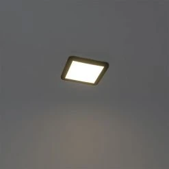 Bester Verkauf 🛒 QAZQA Deckenleuchte schwarz 22,5 cm inkl. LED 3-stufig dimmbar IP44 - Steve ⌛ -Deckenleuchten Verkaufs-Shop 6714 102744 10