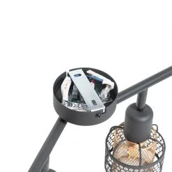 Top 10 🤩 QAZQA Design-Deckenleuchte schwarz mit goldfarbenem 4-flammigem Rechteck - Noud ✔️ -Deckenleuchten Verkaufs-Shop 6717 105047 12