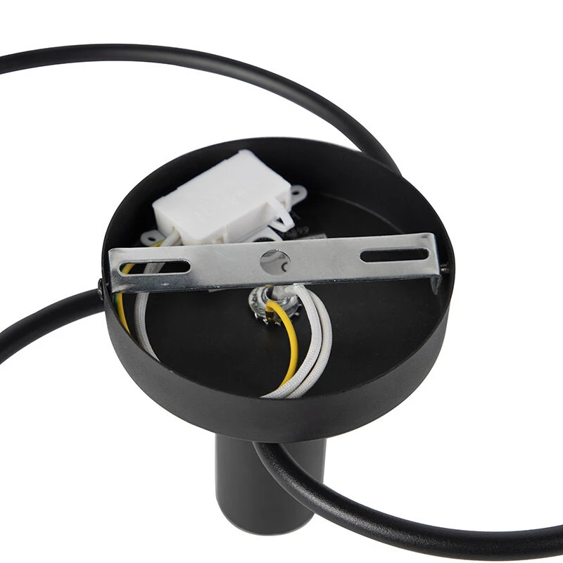 Aktion 🤩 QAZQA Art Deco Deckenleuchte schwarz 4-flammig - Facil 😀 10 Aktion 🤩 QAZQA Art Deco Deckenleuchte schwarz 4-flammig - Facil 😀 – Bild 10