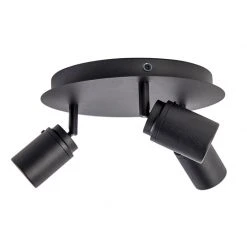 Großhandel 🛒 QAZQA Moderner Badstrahler schwarz 3-flammig IP44 - Ducha 👍 -Deckenleuchten Verkaufs-Shop 6728 98694 7