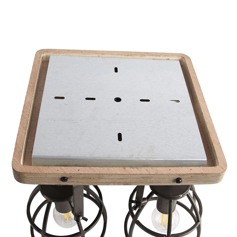 Top 10 👏 QAZQA Industriestrahler schwarz mit Holz verstellbar 4-Licht - Arthur ✔️ 12 Top 10 👏 QAZQA Industriestrahler schwarz mit Holz verstellbar 4-Licht - Arthur ✔️ – Bild 12