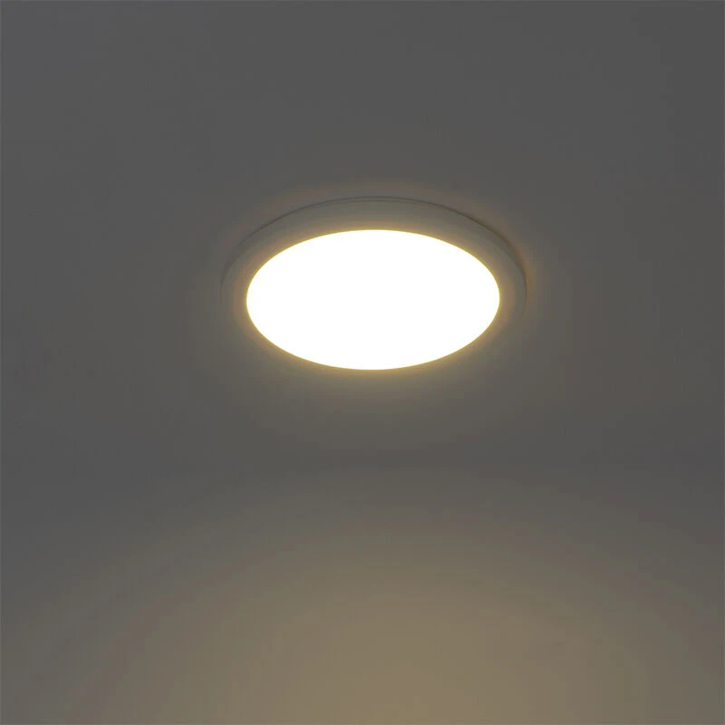 Billig 🎉 QAZQA Deckenleuchte weiß 30 cm inkl. LED 3-stufig dimmbar IP44 - Steve ⭐ 12 Billig 🎉 QAZQA Deckenleuchte weiß 30 cm inkl. LED 3-stufig dimmbar IP44 - Steve ⭐ – Bild 12