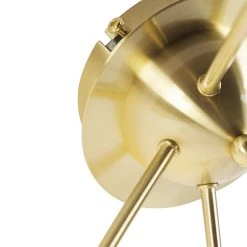 Großhandel 🥰 QAZQA Art Deco Deckenleuchte gold 5-flammig -Facil 🧨 -Deckenleuchten Verkaufs-Shop 6772 97757 5