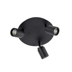 Großhandel 🛒 QAZQA Moderner Badstrahler schwarz 3-flammig IP44 - Ducha 👍 -Deckenleuchten Verkaufs-Shop 6772 98694 11