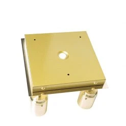 Brandneu 🌟 QAZQA Professional Moderne badkamer spot messing vierkant 3-lichts IP44 - Ducha 🧨 -Deckenleuchten Verkaufs-Shop 6786 105238 10