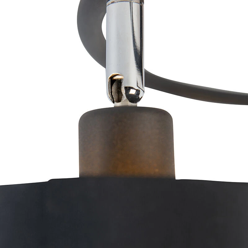 Schlussverkauf 💯 QAZQA Moderne Deckenleuchte schwarz - Lofty 🤩 8 Schlussverkauf 💯 QAZQA Moderne Deckenleuchte schwarz - Lofty 🤩 – Bild 8