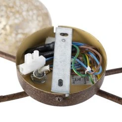 Besorgen 🤩 Paul Neuhaus Ländliche Deckenleuchte 4-flammig in rostbraun - Kreta 😍 -Deckenleuchten Verkaufs-Shop 6834 95841 8