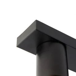 Top 10 👍 QAZQA Industrielle Deckenlampe schwarz mit goldenem länglichem 3-Licht - Raspi 👏 -Deckenleuchten Verkaufs-Shop 6835 104457 5