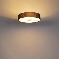 Großhandel 😍 QAZQA Country Deckenleuchte braun 50 cm - Drum ⌛ -Deckenleuchten Verkaufs-Shop 6843 45282 7