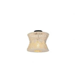 Neu 🔔 QAZQA Orientalische Deckenlampe grau 30 cm - Leonard ⭐