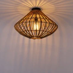 Schlussverkauf 🌟 QAZQA Land Deckenleuchte Bambus - Canna 😉 -Deckenleuchten Verkaufs-Shop 6897 103428 10