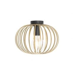 Aktion 😀 QAZQA Design Deckenleuchte Messing 30 cm - Johanna ⌛ -Deckenleuchten Verkaufs-Shop 6899 103614 7