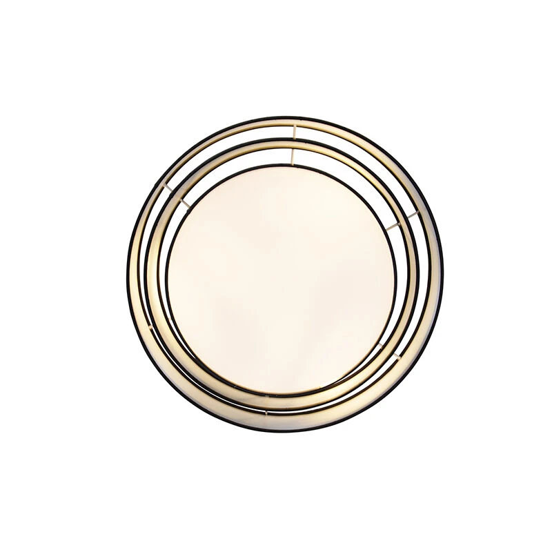 Angebote 🛒 QAZQA Moderne Deckenleuchte schwarz 45 cm 3-flammig - Drum Trio 🧨 7 Angebote 🛒 QAZQA Moderne Deckenleuchte schwarz 45 cm 3-flammig - Drum Trio 🧨 – Bild 7