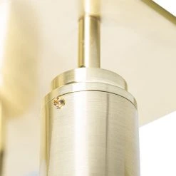 Brandneu 🌟 QAZQA Professional Moderne badkamer spot messing vierkant 3-lichts IP44 - Ducha 🧨 -Deckenleuchten Verkaufs-Shop 6911 105238 2