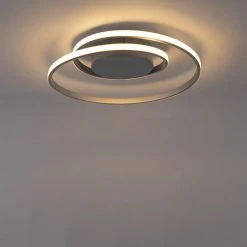 Schlussverkauf 🌟 Trio Leuchten Design Deckenleuchte Stahl inkl. LED 3-stufig dimmbar - Krula 🌟 -Deckenleuchten Verkaufs-Shop 6922 102800 13