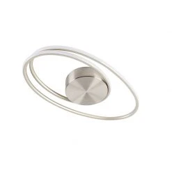 Bestpreis 👏 QAZQA Design Deckenleuchte Stahl inkl. LED 3-stufig dimmbar - Rowan 🛒 -Deckenleuchten Verkaufs-Shop 6923 99070 16