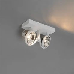 Großhandel 🎁 QAZQA Professional Modernes Spotweiß 2-Licht - Master 111 ⭐ -Deckenleuchten Verkaufs-Shop 6924 102888 13