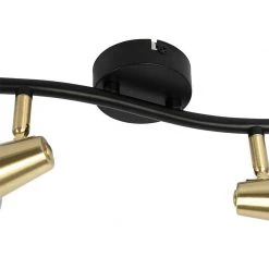 Coupon 🥰 QAZQA Art Deco Deckenleuchte schwarz mit Rauchglas 2-Licht - Vidro 🥰 -Deckenleuchten Verkaufs-Shop 6944 102483 5