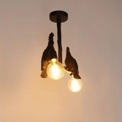 Rabatt 😍 QAZQA Vintage Deckenlampe schwarz - Papegoje ⌛ 28 Rabatt 😍 QAZQA Vintage Deckenlampe schwarz - Papegoje ⌛ -Deckenleuchten Verkaufs-Shop 6952 103969 13