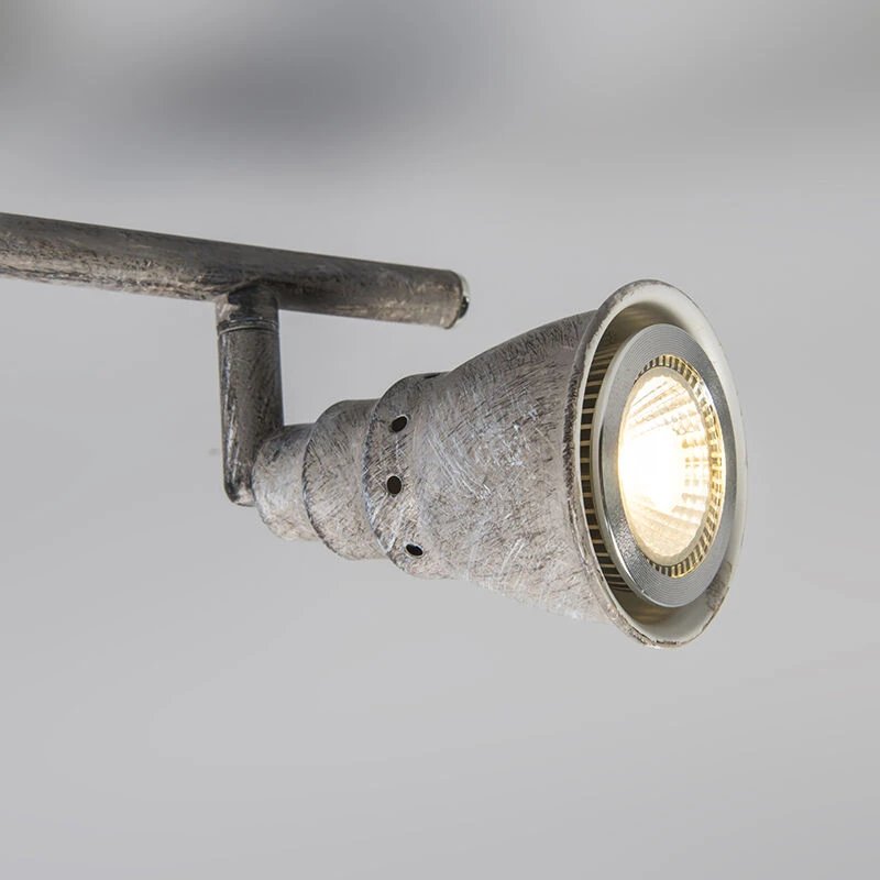 Bestpreis 😉 QAZQA Decken- und Wandstrahler grau drehbar - Coney 2 😉 8 Bestpreis 😉 QAZQA Decken- und Wandstrahler grau drehbar - Coney 2 😉 – Bild 8